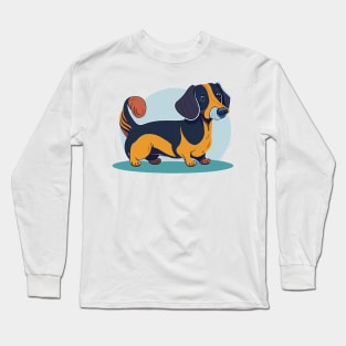 Dachshund Portrait Long Sleeve T-Shirt